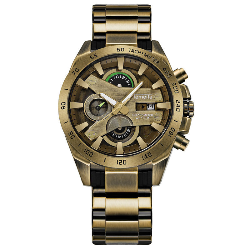 Copper Quartz Men  Watch