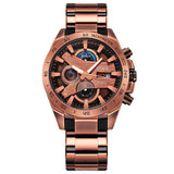 Copper Quartz Men  Watch